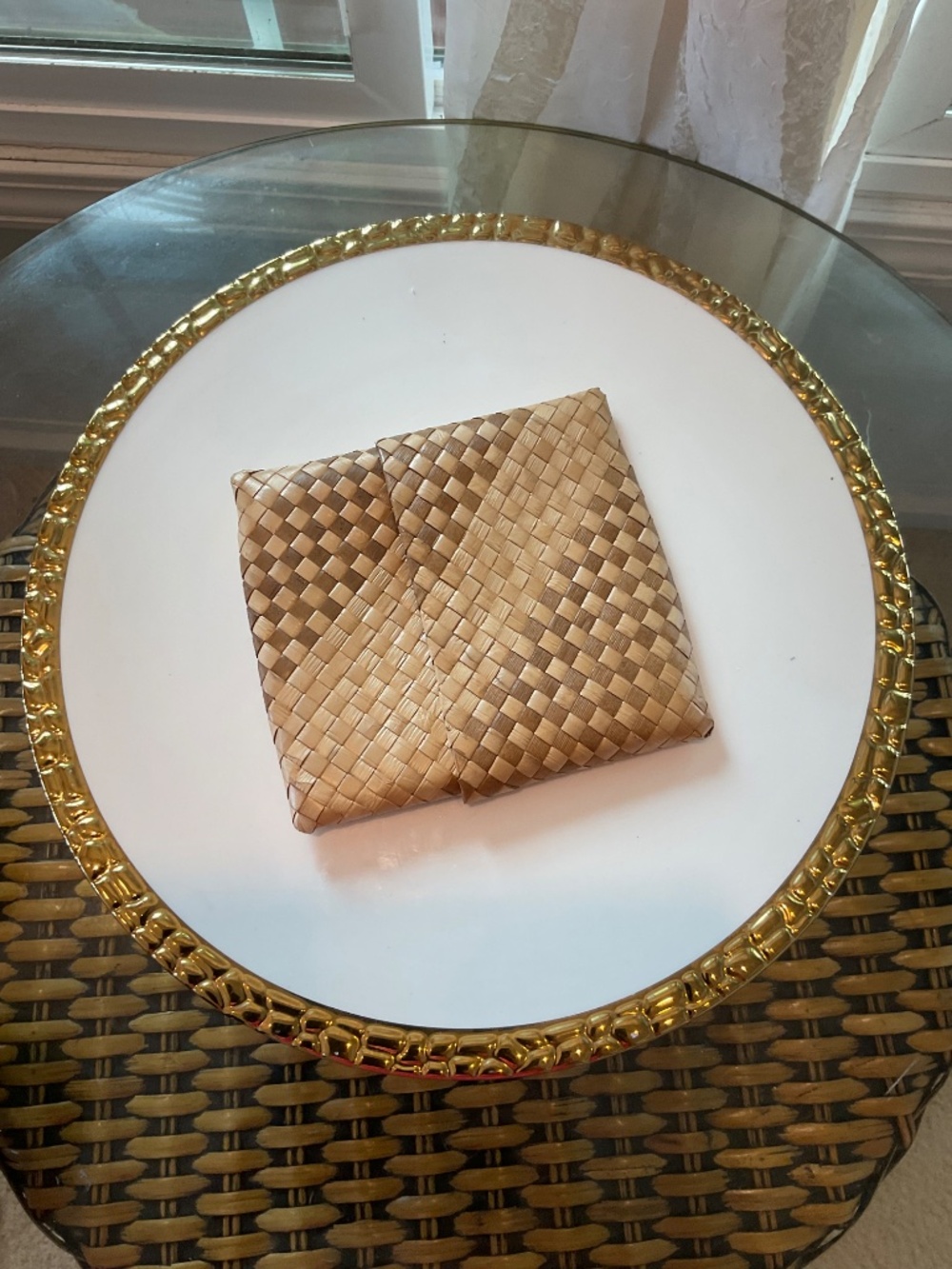 Woven Small Baskets & Lauhala Small Wallet - Picture 2 of 5